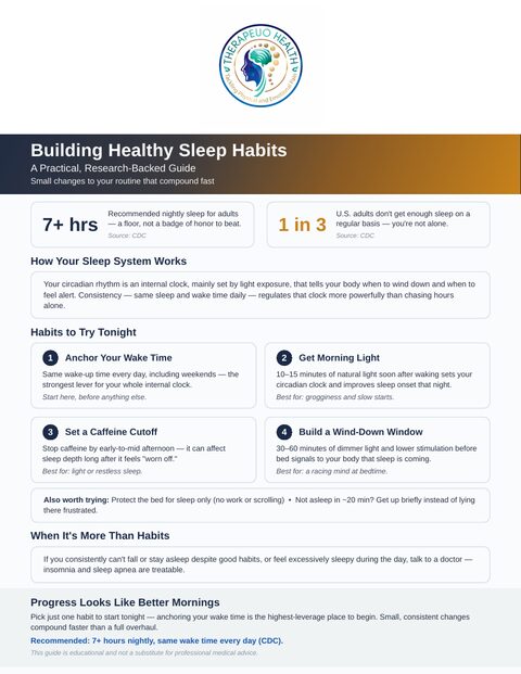 First page of the Sleeping Issues handout